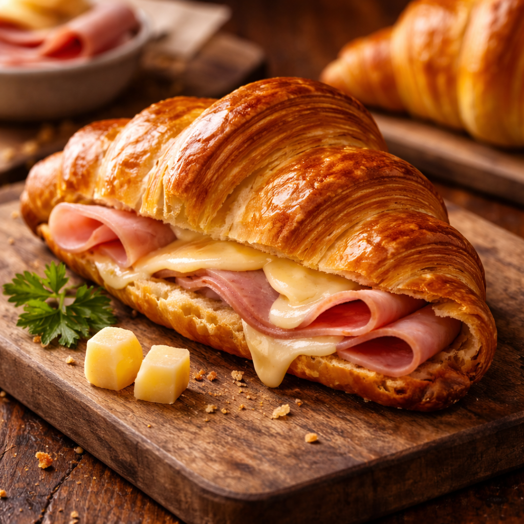 Ham And Cheese Croissant